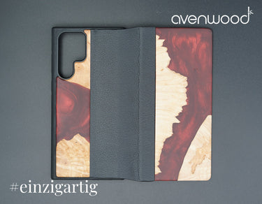 Samsung Galaxy S22 Ultra PORTO COLLECTION FLIPCASE 9631 Rot